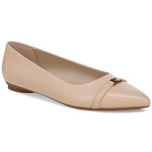 89$ Giani Bernini Bentlley Pointed Toe Flats Ballet Shoes Size 9 US Ginger Tan